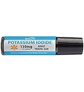 Nutri Potassium Iodide Tablets 130 mg - Travel Size 14 Tablets Potassium Iodide Pills - Thyroid P...