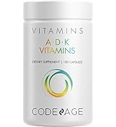 Codeage ADK Vitamin Supplement - 6 Months Supply - Daily Vitamins A D K Pills - Vitamin A, 5000 I...