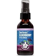 WishGarden Herbs Serious Elderberry Tincture - Immune Support Supplement for Adults, Black Elderb...