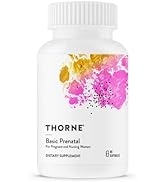 Thorne Basic Prenatal - Well-Researched Folate Multi for Pregnant and Nursing Women Includes 18 V...