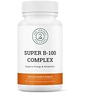 2nd Springs Super B-100 Complex - High Potency B Vitamin Complex with B-6, B-12, Folate, Niacin, ...