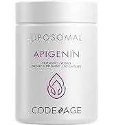 Codeage Liposomal Apigenin Supplement, 3-Month Supply, Daily Flavonoid Chamomile Extract, Liposom...