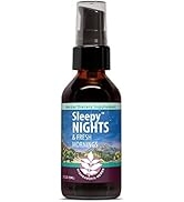 WishGarden Herbs Sleepy Nights & Fresh Mornings - All-Natural Herbal Sleep Aid Tincture, Organic ...