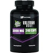 Valerian Root Capsules | 240 Pills | 3000mg | Ultra High Potency | Pure Organic Extract Supplemen...