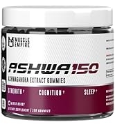 Muscle Empire ASHWA150 | Ashwagandha Extract 150mg Gummies - Mixed Berry Flavor - 100 Gummies