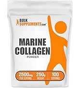 BULKSUPPLEMENTS.COM Marine Collagen Powder - Collagen Supplement, Hydrolyzed Collagen Powder, Mar...