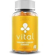 Vital Turmeric Gummies + Ginger - Joint Support Curcumin Supplement | Turmeric Curcumin C3 Comple...