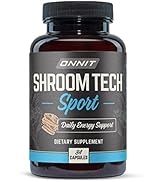 Onnit Shroom TECH Sport (84ct) | All Natural Pre-Workout Supplement with Ashwagandha, Cordyceps M...