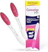 Conceive Plus Pregnancy Test 2-Pack - Early Detection Pregnancy Test - Easy to Use, Discreet Preg...