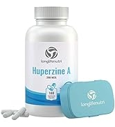 Huperzine A 200 Mcg 180 Vegetarian Capsules | Made in USA | Powerful Nootropic Brain Complex | Co...