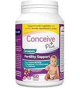 Conceive Plus Womens Fertility Support - Female Fertility Formula, Conception Prenatal Vitamin, 6...