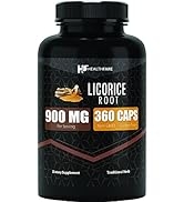 Ultra High Purity Licorice Root Capsules 900 mg | 300 Count | Supplement Extract | Non-GMO & Glut...