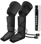 CINCOM Leg Massager for Circulation and Pain Relief, Air Compression Foot Leg Calf Thigh Massage,...