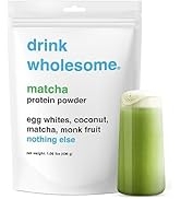 drink wholesome Egg White Protein Powder | Easy to Digest & Gut Friendly | All Natural Ingredient...