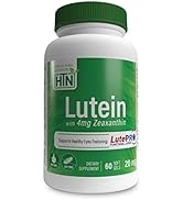 Health Thru Nutrition Lutein 20mg with Zeaxanthin 4mg | Marigold Extract in Nature Identical 5:1 ...