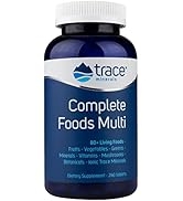 Trace Minerals Complete Foods Multi, Tablets, 240-Count, Multi Vitamin, Increased Energy, Overall...