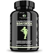 Colon Cleanser Detox. Premium 15 Day Fast-Acting Detox Cleanse Diet Pills, Probiotic, Fiber, Natu...