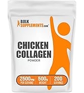 BULKSUPPLEMENTS.COM Chicken Collagen Powder - Hydrolyzed Collagen Powder, Collagen Supplement, Co...