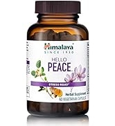 Himalaya Hello Peace for Stress Relief, 304 mg, 60 Capsules, 1 Month Supply