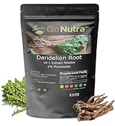 Go Nutra - Dandelion Root Powder, Potent 10:1 Dandelion Root Extract with 4% Flavonoids, Pure and...