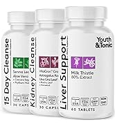 3X Body Detox and Cleanse for Women & Men | Liver and Kidney Support & 15 Day Colon Cleanser to R...