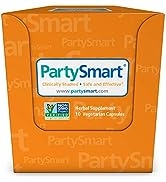 PartySmart, One Capsule for a Better Morning, 10 nights out Supply, Non-GMO, Plant-based, 250 mg,...