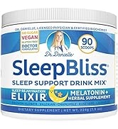 Doctor Danielle Sleep Bliss - All Natural Melatonin Sleep Supplement, Support & Relief Drink Mix