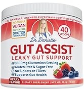 Doctor Danielle Gut Assist - Leaky Gut Repair Supplement Powder - Glutamine, Arabinogalactan, Lic...