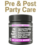 Shizam Brand Party Care Gummies for A Better Morning, Smart Recovery, Aid After Cheers Over, Prev...