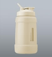 BlenderBottle Half Gallon Water Bottle, Koda Large Water Jug, 74-Oz, Coconut