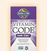 Garden of Life Vitamin Code Raw Vegan Zinc Capsules,