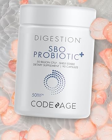 probiotic, prebiotic, codeage probiotics, digestive enzymes, sbo probiotic