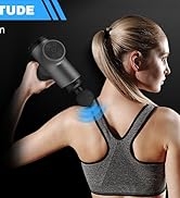 CINCOM Massage Gun, Deep Tissue Percussion Massage Gun Super Quiet Portable Body Muscle Massager ...