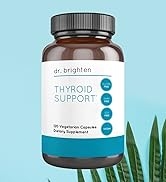 Dr. Brighten Thyroid Support - Dietary Supplement for Nutritional Support of Thyroid Function wit...