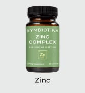 CYMBIOTIKA Zinc Complex, High Absorption Zinc Supplement with Copper, Including Zinc Picolinate, ...