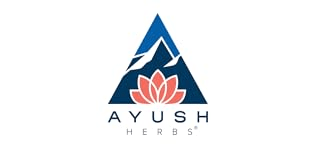 The Ayush Herbs logo. Text reads: We pair Ayurvedic practices with science.