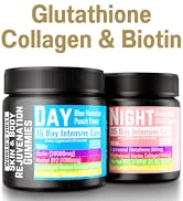 All-in-One Day & Night Body & Skin Care Gummies | 800mg L Glutathione 20000mcg Biotin 2400mg Coll...