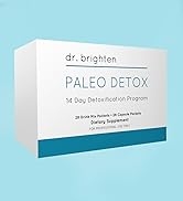 Dr. Brighten Paleo Detox + Antioxidant 14 Day Dietary Supplement Kit Promotes Natural Detoxificat...